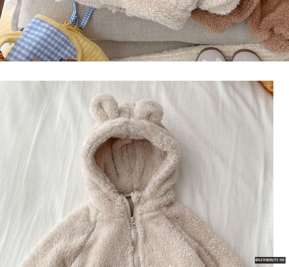 ÁO LÔNG MŨ TAI GẤU