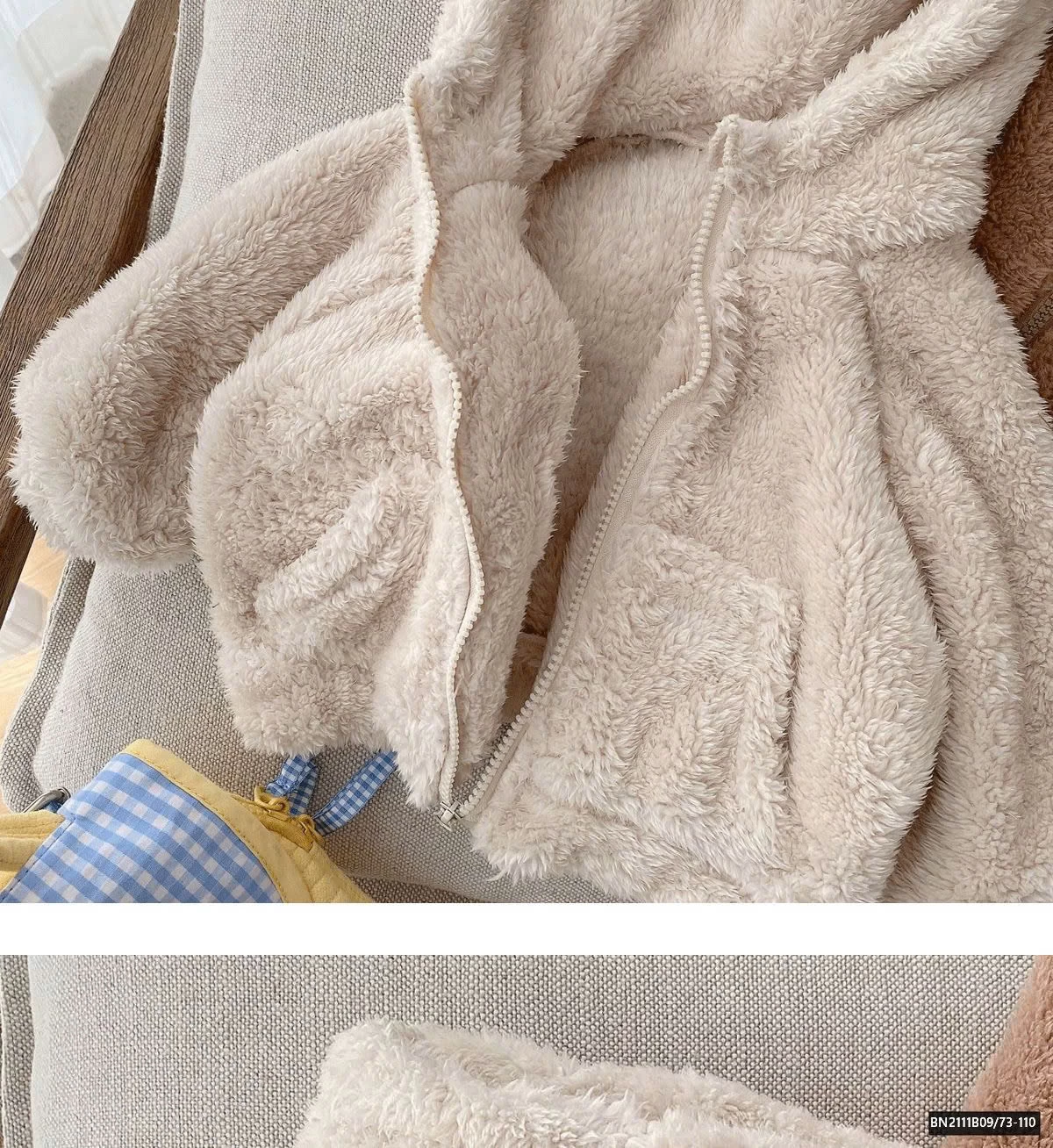 ÁO LÔNG MŨ TAI GẤU