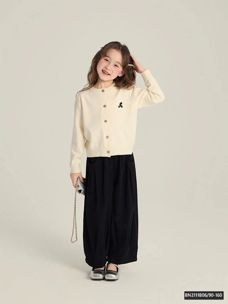 ÁO CARDIGAN LEN MỎNG AMBB 25A196 ĐÓNG CÚC
