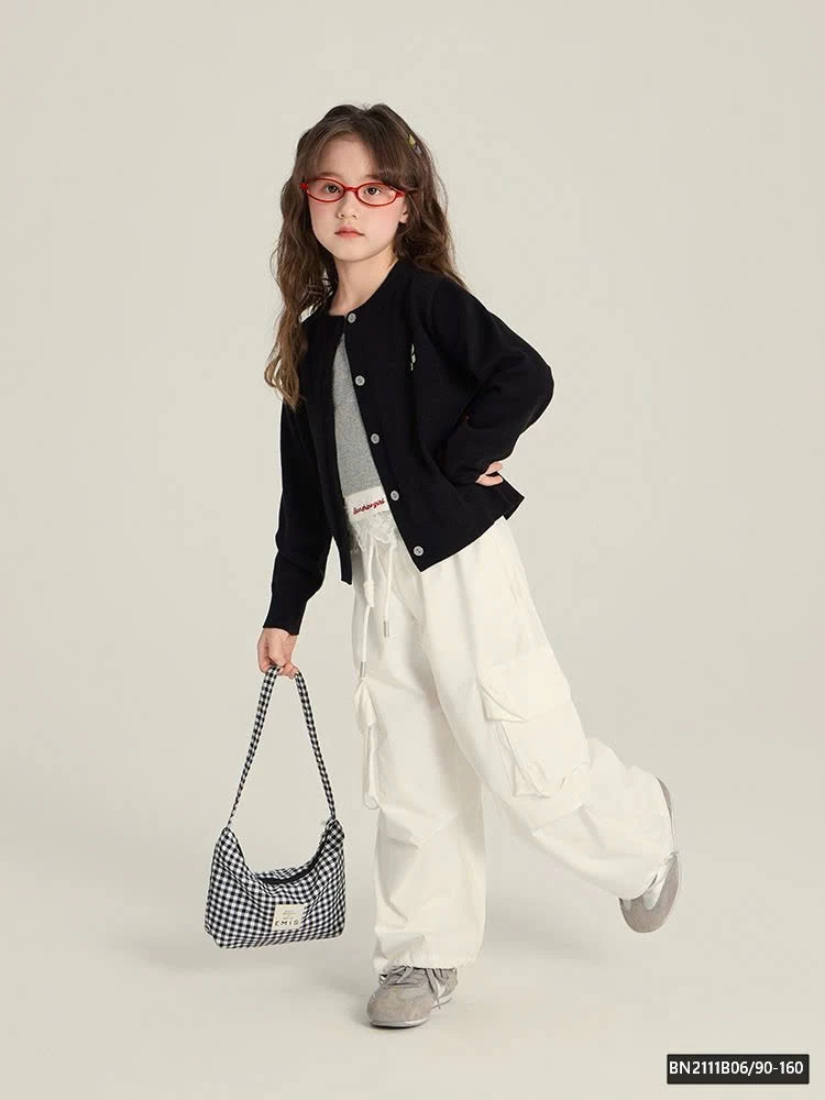 ÁO CARDIGAN LEN MỎNG AMBB 25A196 ĐÓNG CÚC