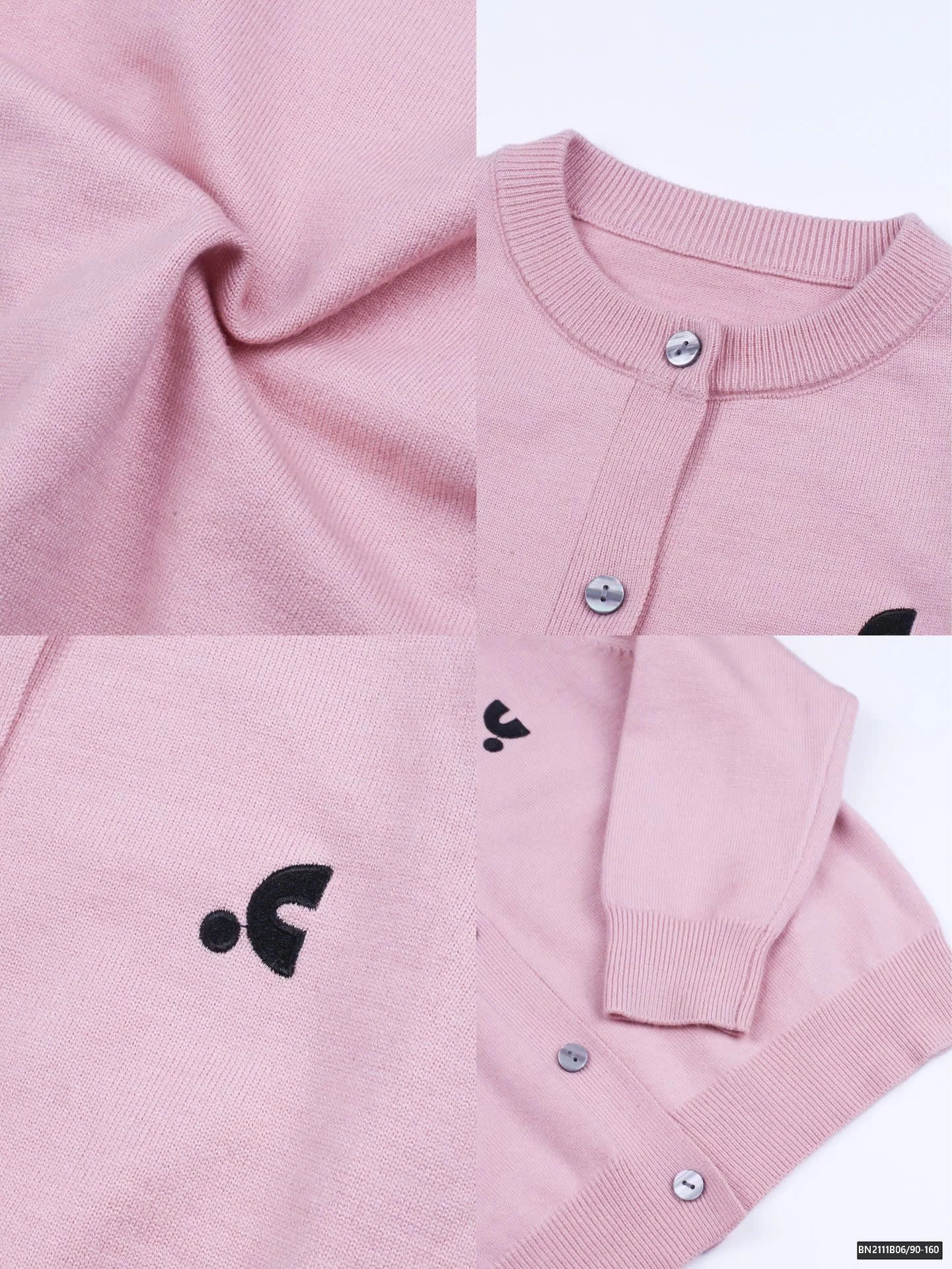 ÁO CARDIGAN LEN MỎNG AMBB 25A196 ĐÓNG CÚC