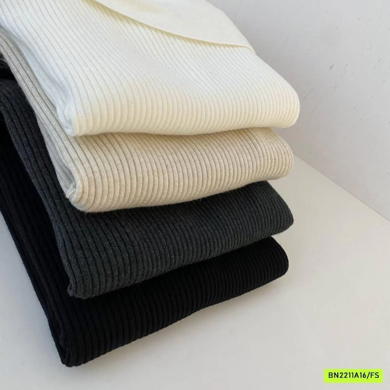 ÁO LEN TRỄ VAI THẮT NƠ HÀN QUỐC