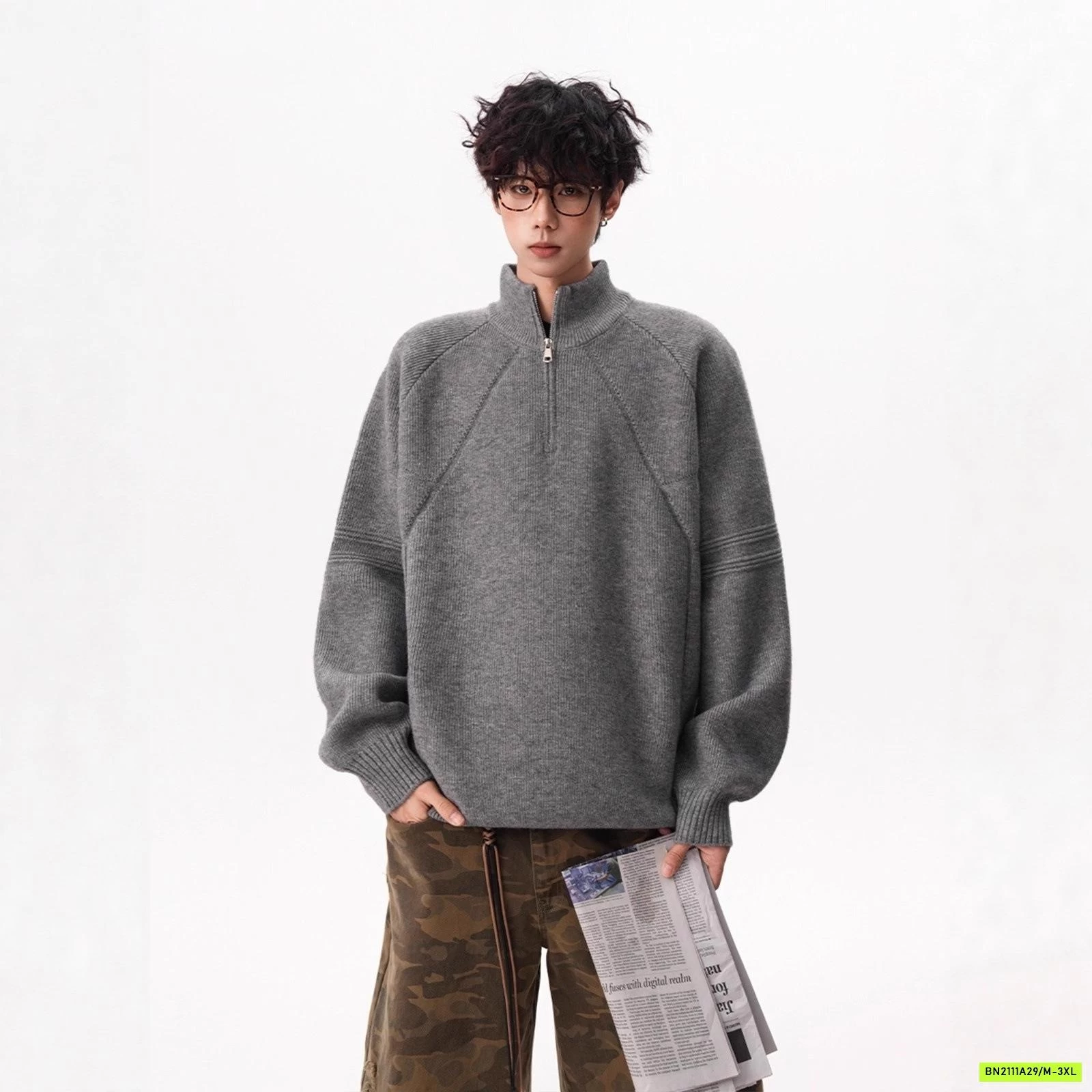 ÁO LEN NAM CAO CẤP CỔ KHÓA