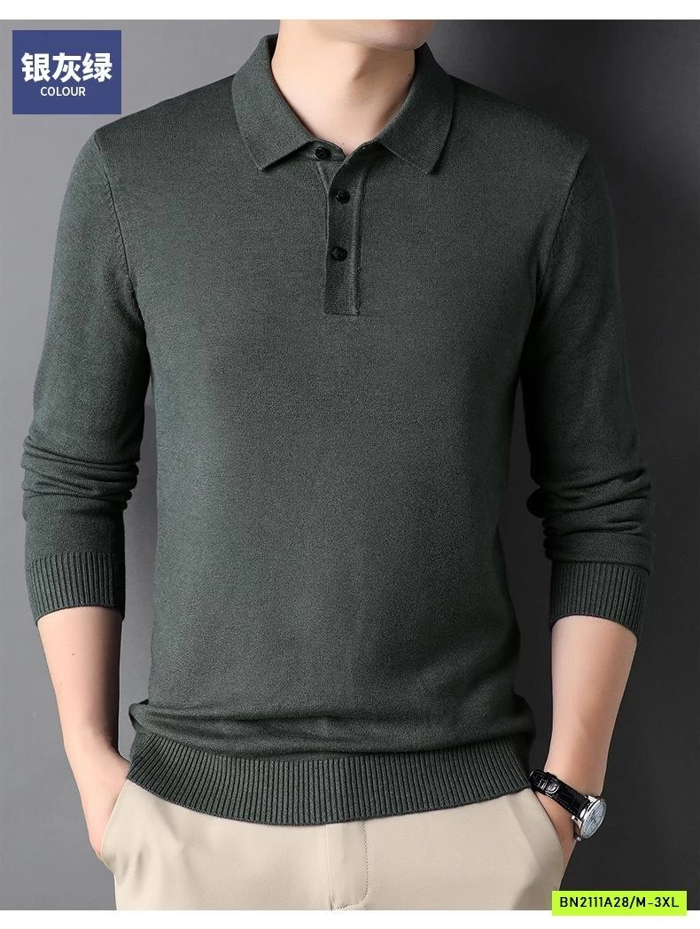 POLO LEN NAM CASHME TRƠN MÀU