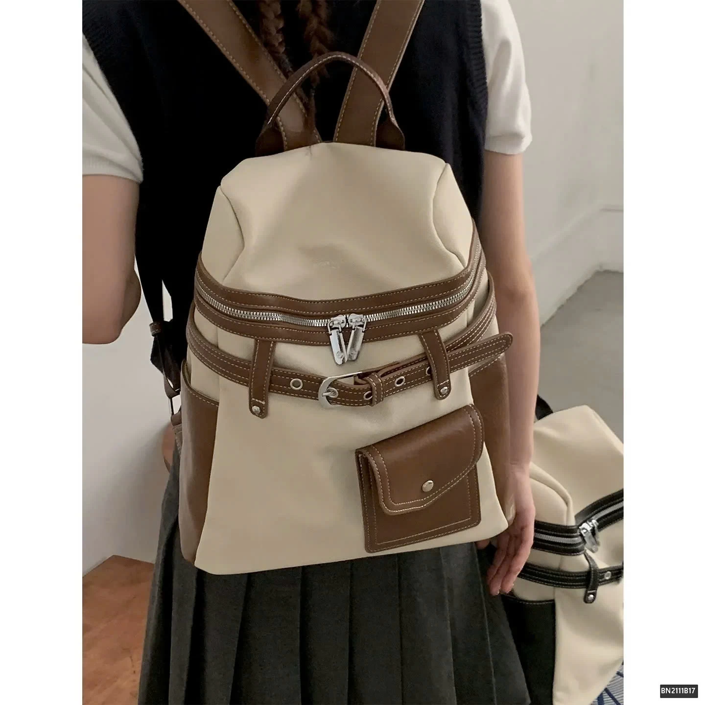 BALO DA PHỐI VẢI CÁ TÍNH