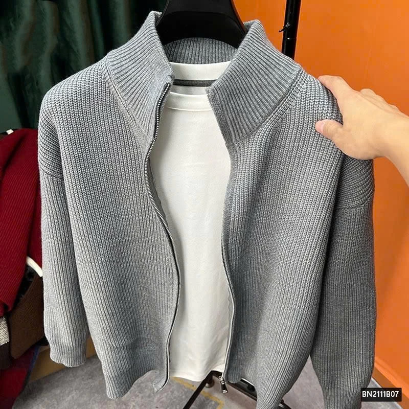 ÁO LEN TRƠN KÉO KHÓA NAM