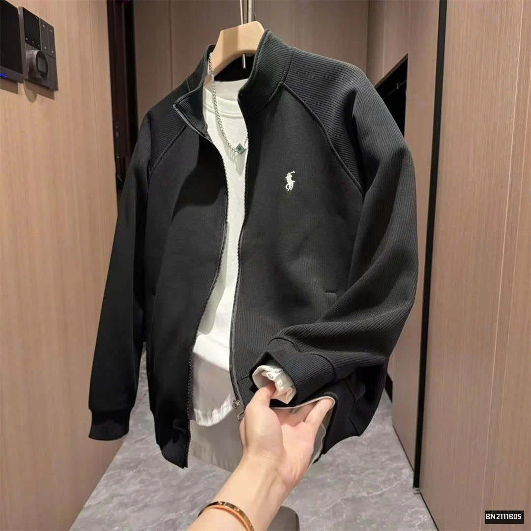 ÁO NỈ NAM LOGO NGỰA KÉO KHÓA