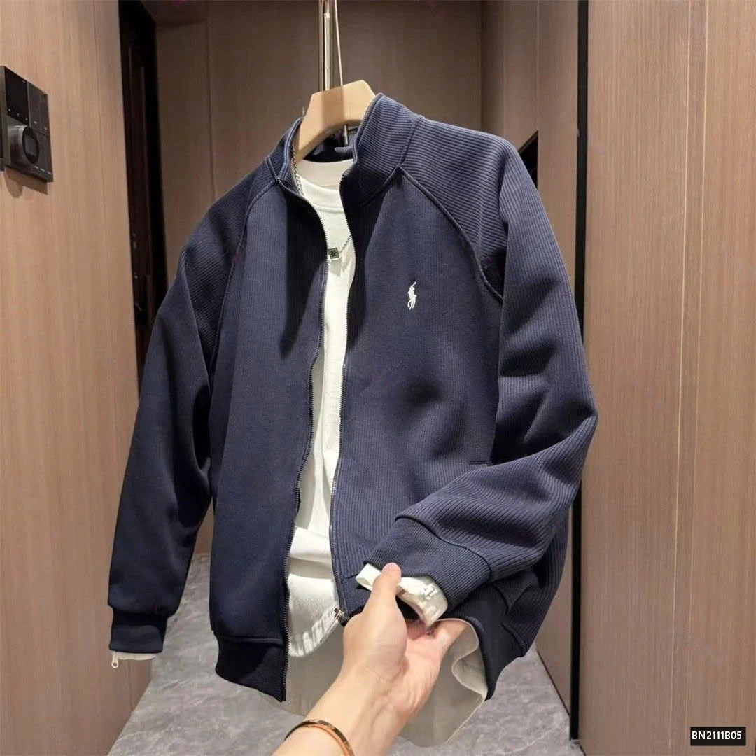 ÁO NỈ NAM LOGO NGỰA KÉO KHÓA