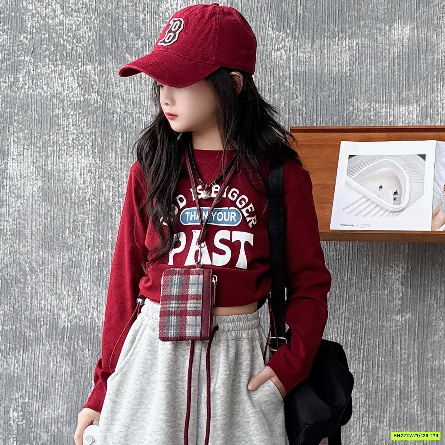 CROPTOP MIX QUẦN SUÔNG PHỐI SỌC