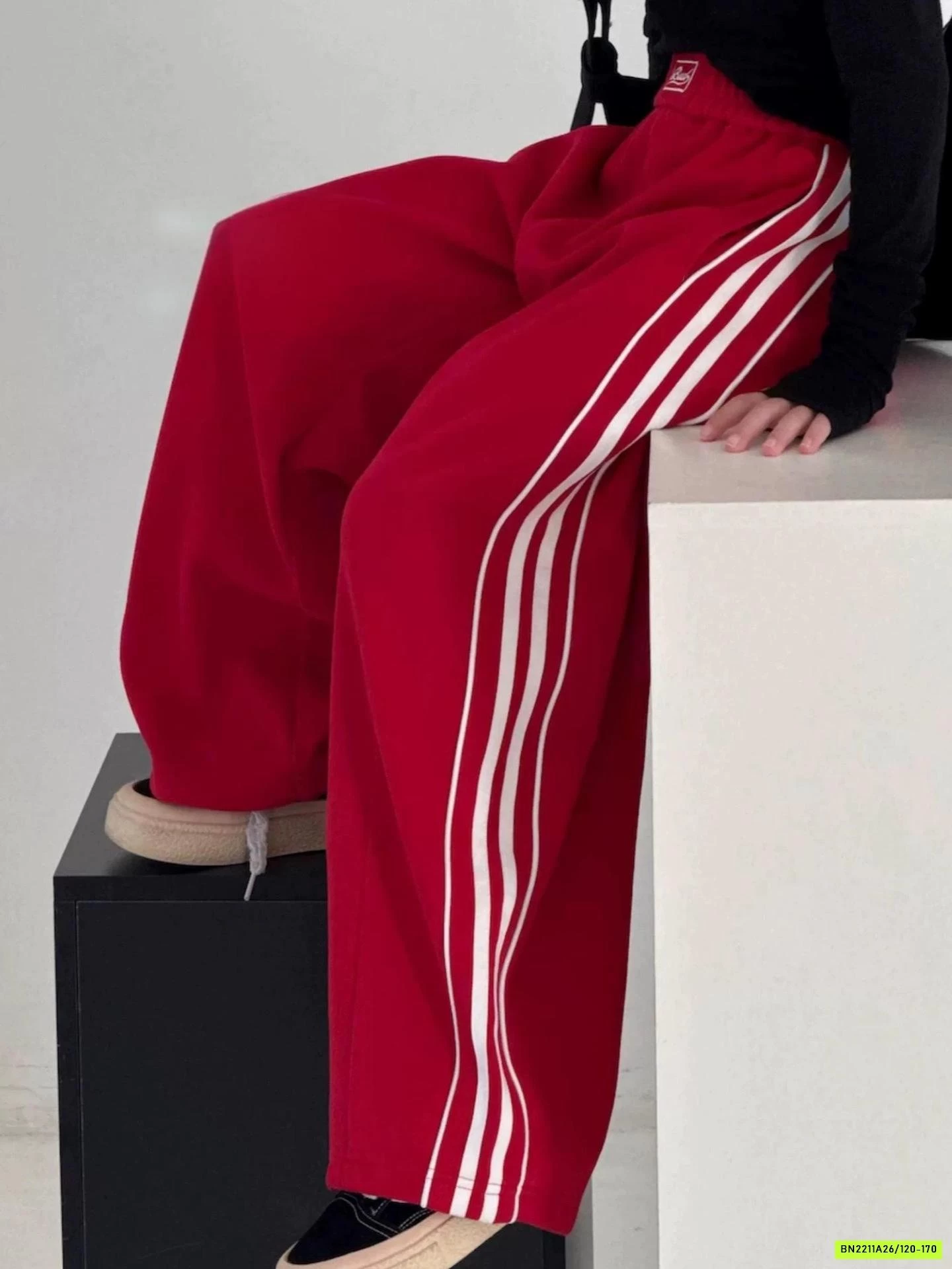 QUẦN NỈ SUÔNG 3 SỌC