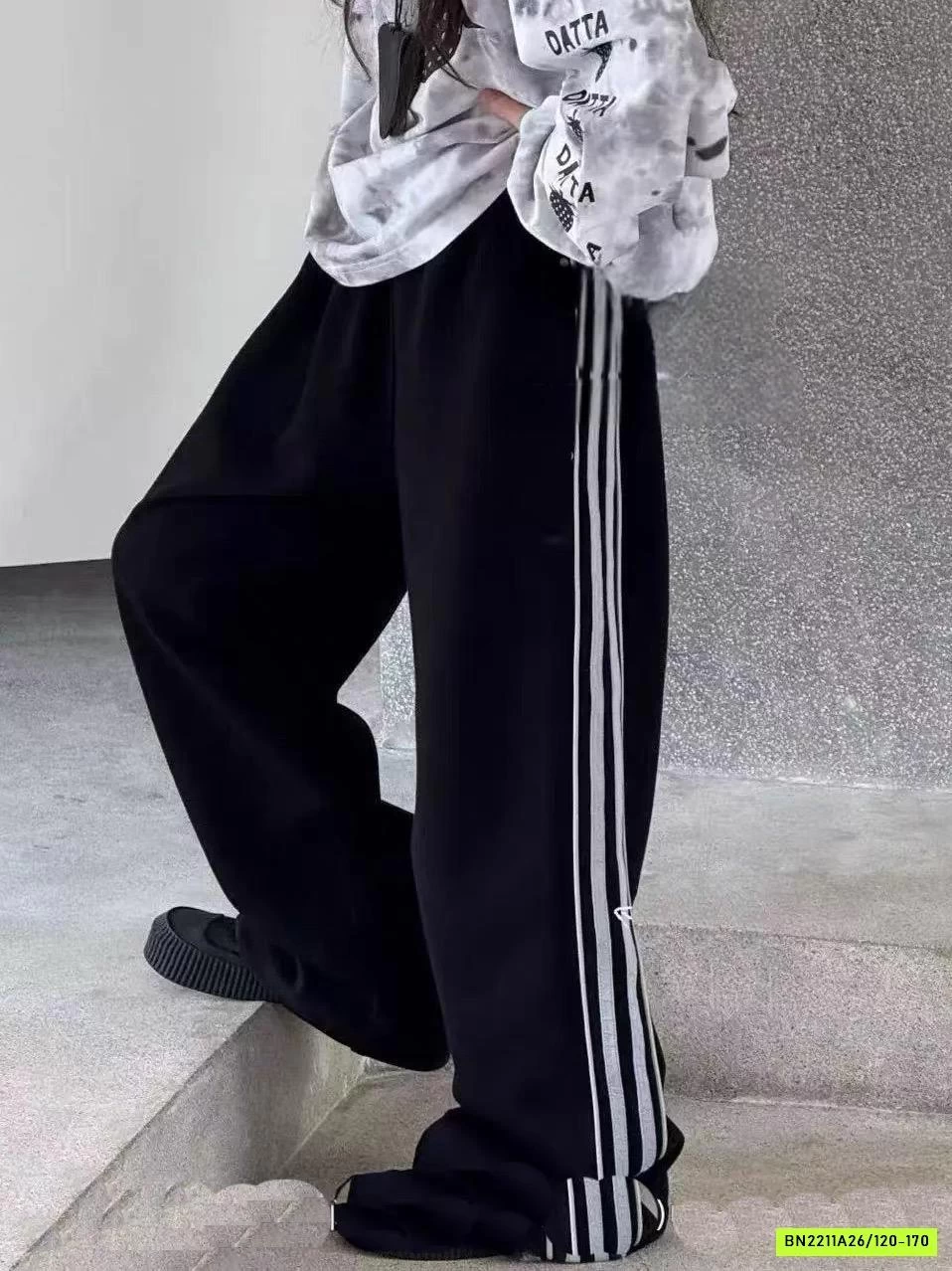 QUẦN NỈ SUÔNG 3 SỌC