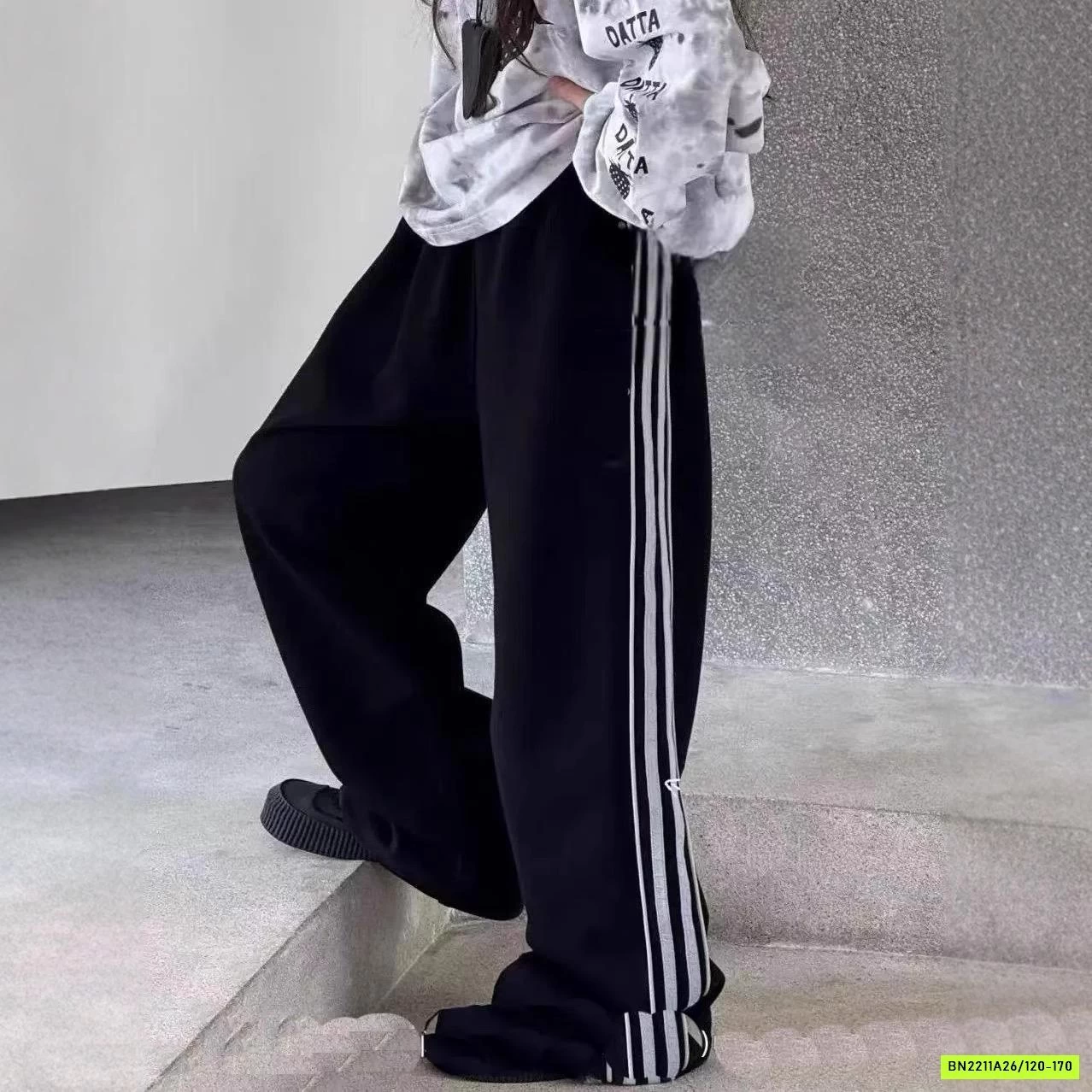 QUẦN NỈ SUÔNG 3 SỌC