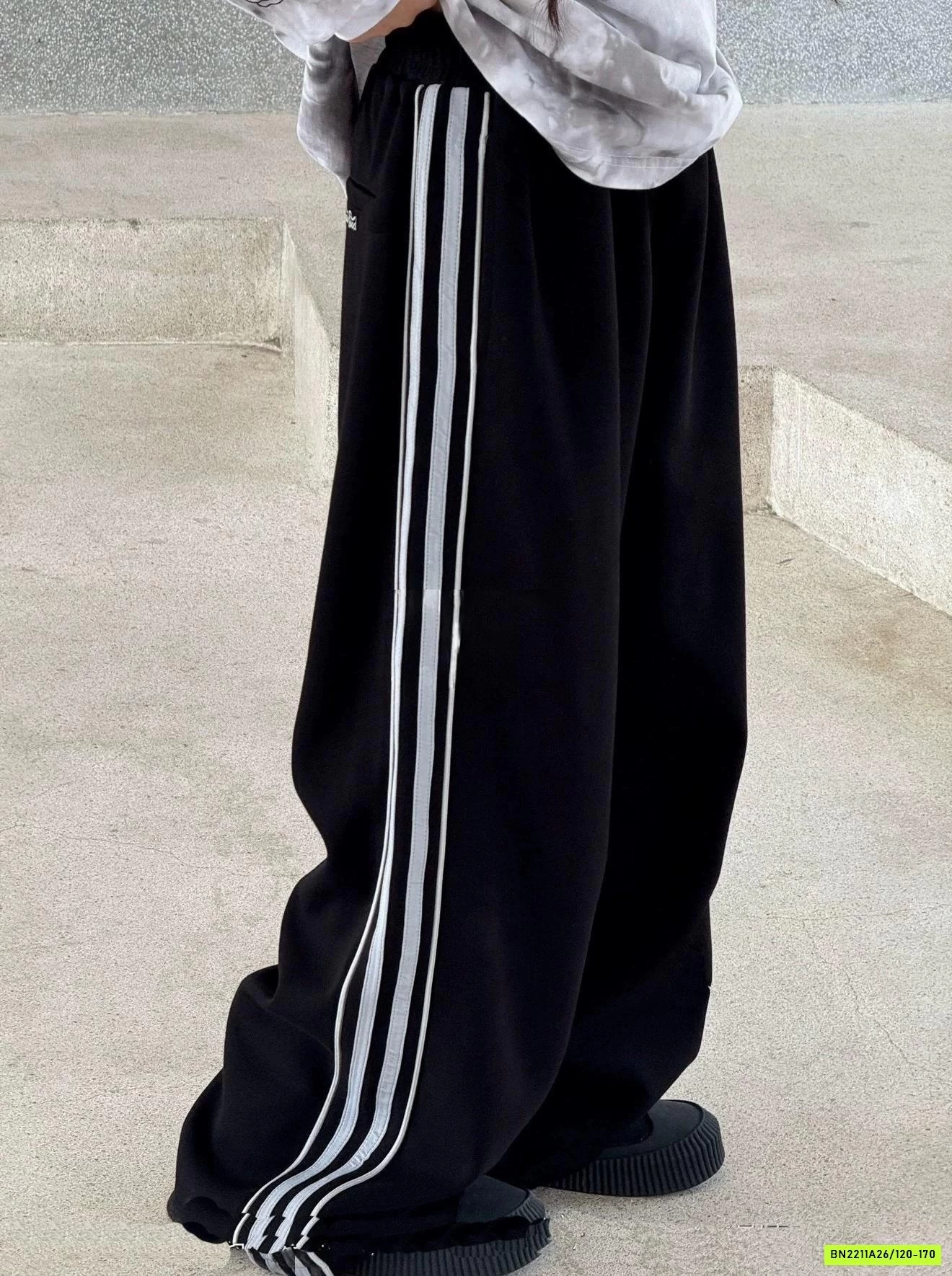 QUẦN NỈ SUÔNG 3 SỌC