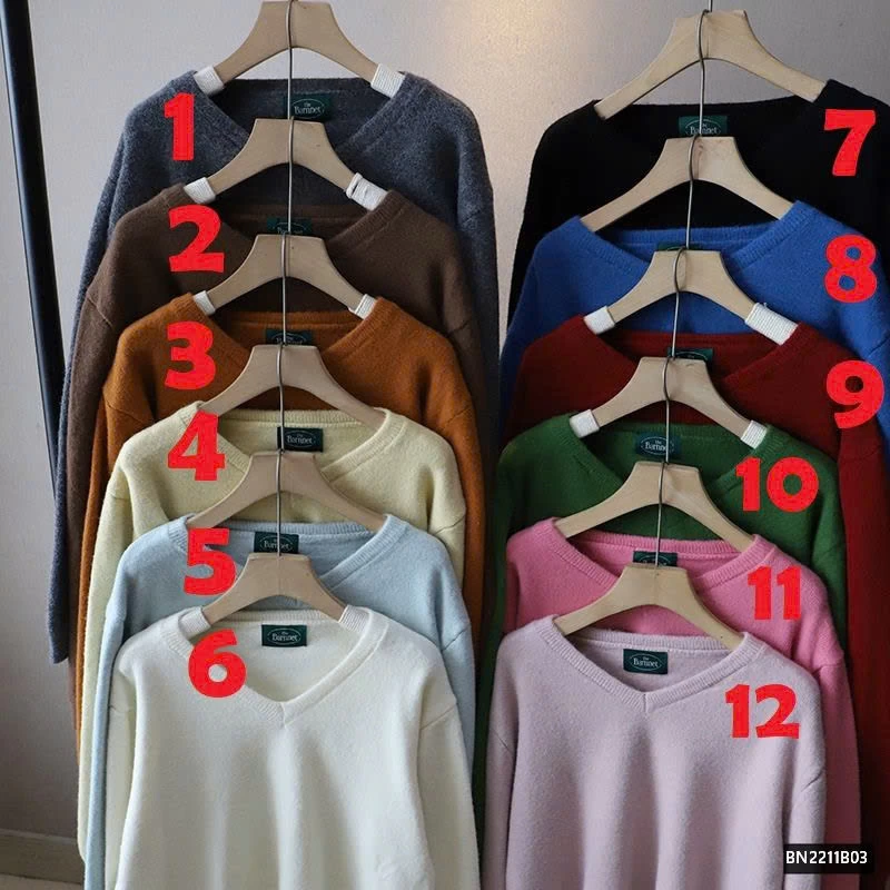 ÁO LEN TRƠN CỔ TIM