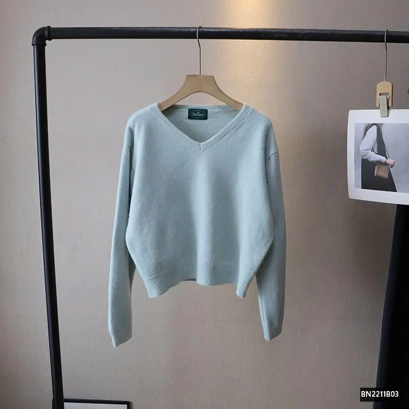 ÁO LEN TRƠN CỔ TIM