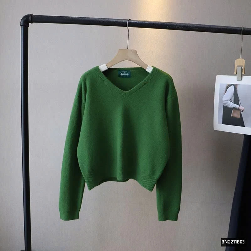 ÁO LEN TRƠN CỔ TIM