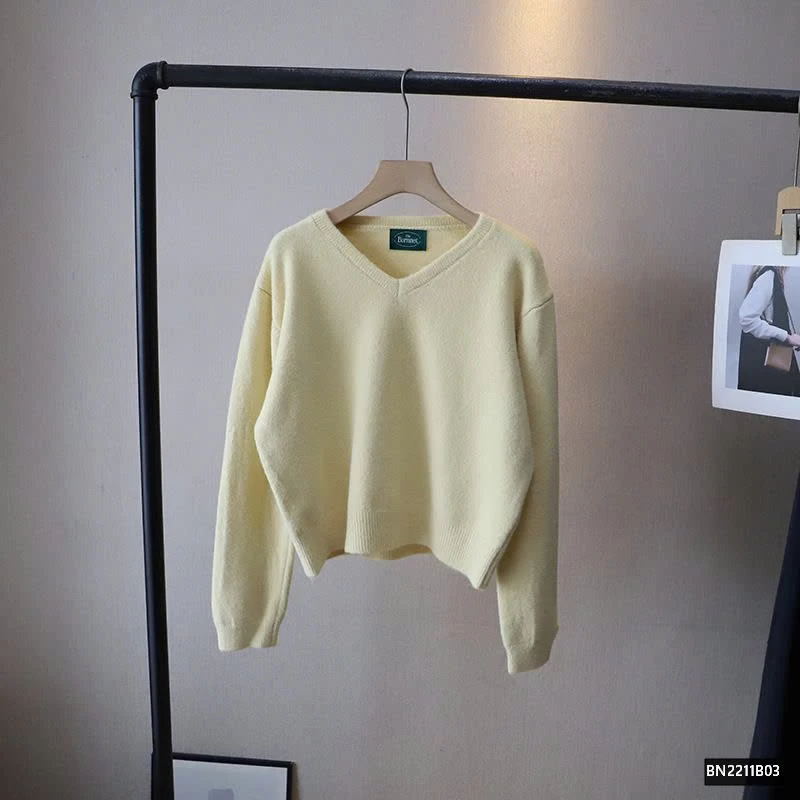 ÁO LEN TRƠN CỔ TIM