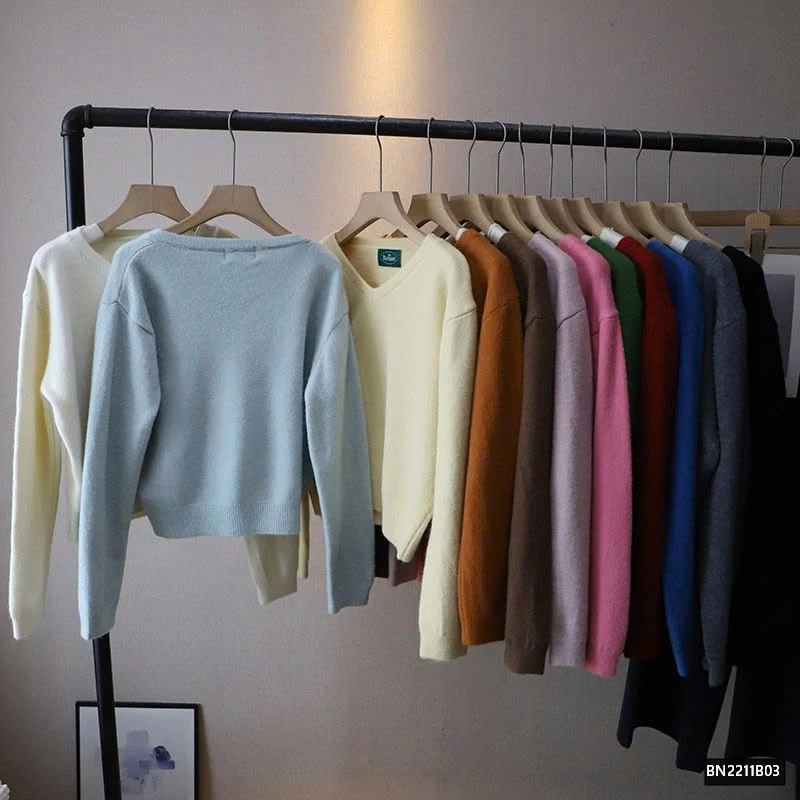 ÁO LEN TRƠN CỔ TIM