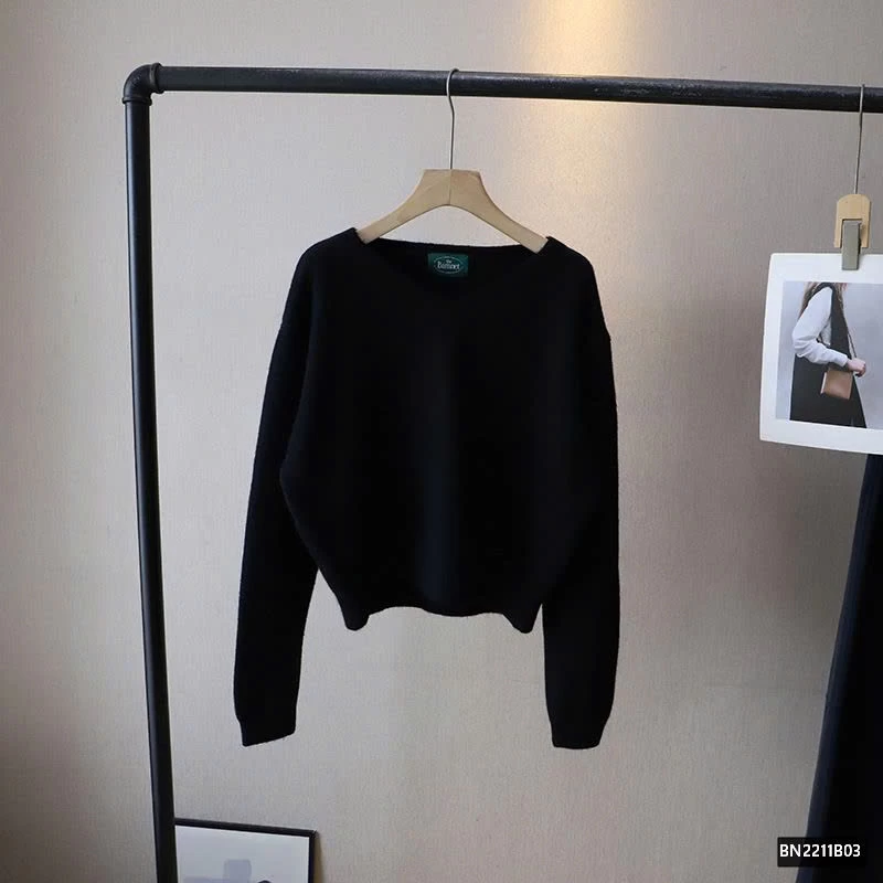 ÁO LEN TRƠN CỔ TIM