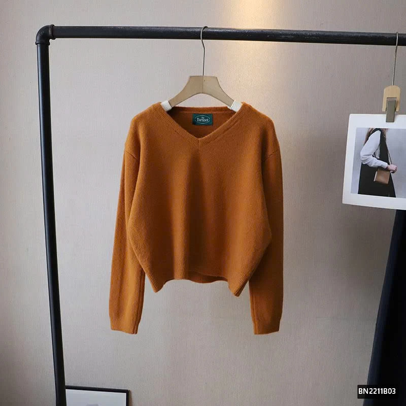 ÁO LEN TRƠN CỔ TIM