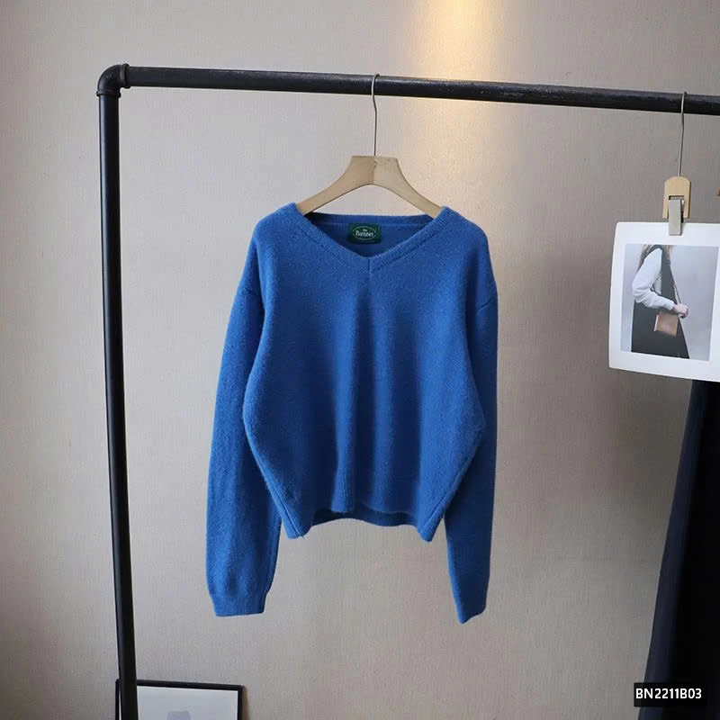 ÁO LEN TRƠN CỔ TIM