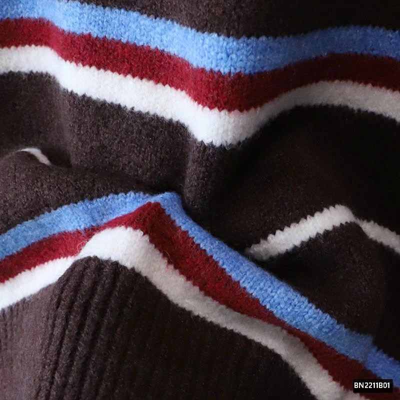 ÁO LEN KẺ NGANG CỔ BẺ