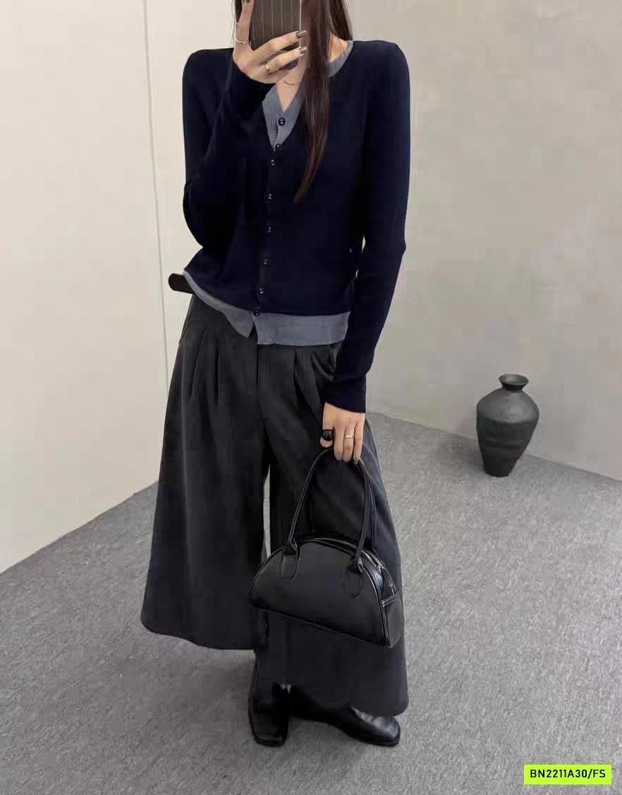 ÁO LEN GIẢ 2 LỚP PHỐI MÀU