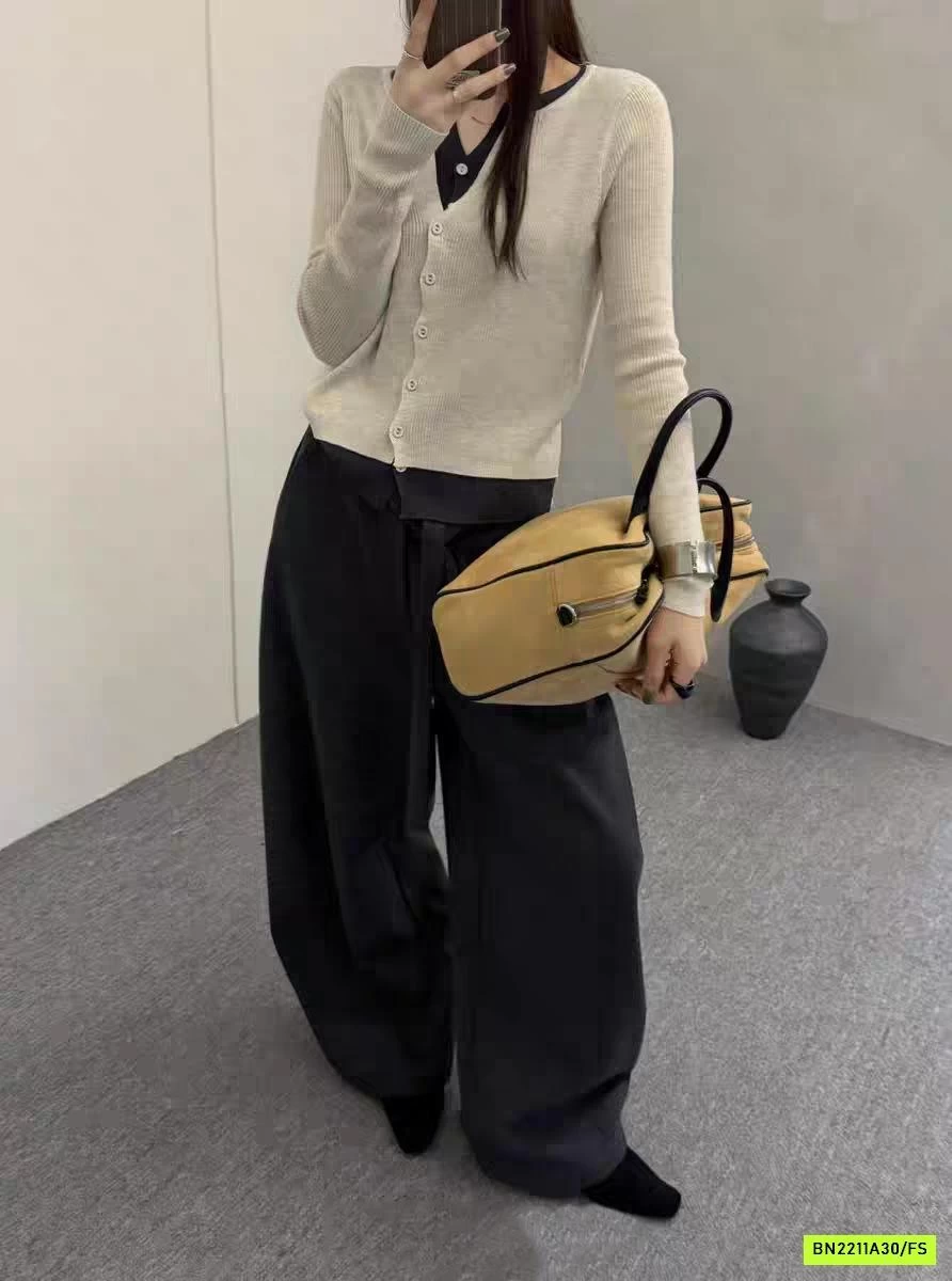 ÁO LEN GIẢ 2 LỚP PHỐI MÀU