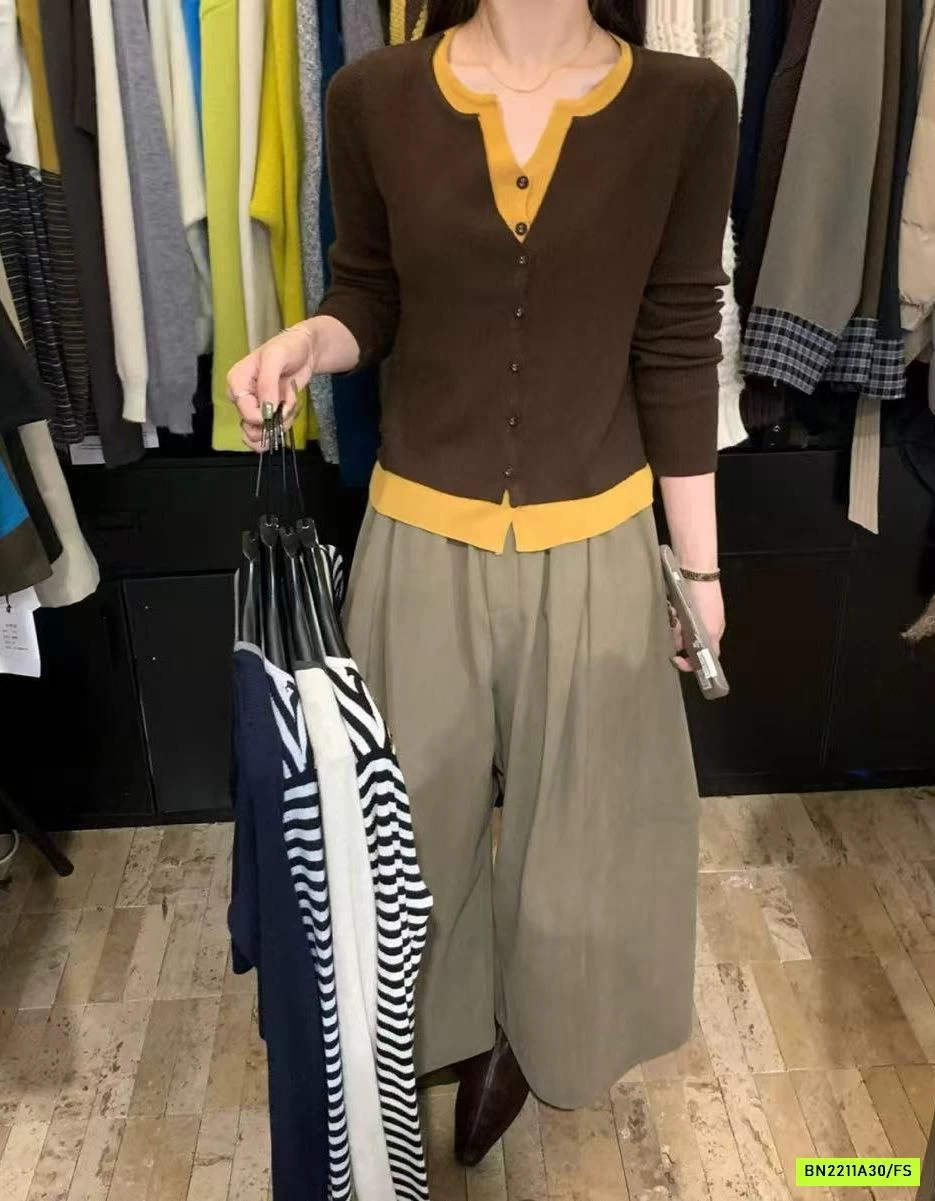 ÁO LEN GIẢ 2 LỚP PHỐI MÀU