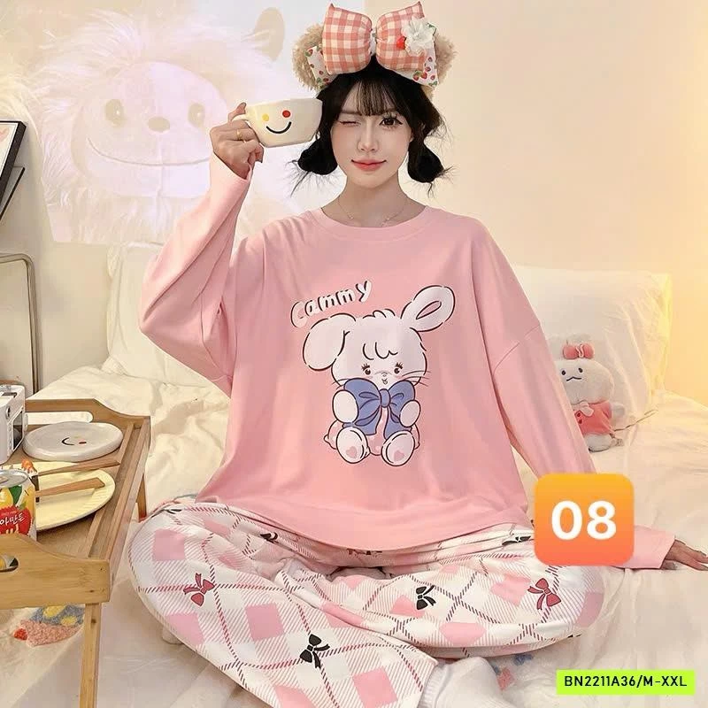 BỘ COTTON MẶC NHÀ DỄ THƯƠNG