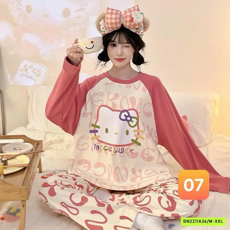 BỘ COTTON MẶC NHÀ DỄ THƯƠNG