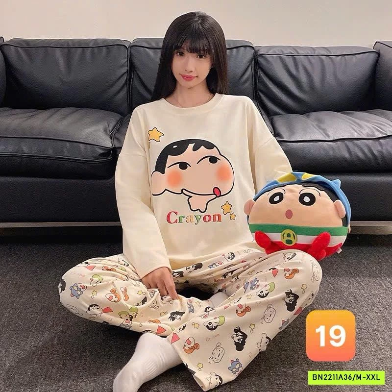 BỘ COTTON MẶC NHÀ DỄ THƯƠNG