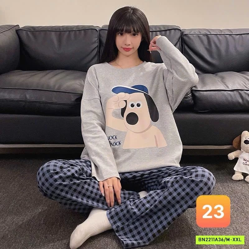 BỘ COTTON MẶC NHÀ DỄ THƯƠNG