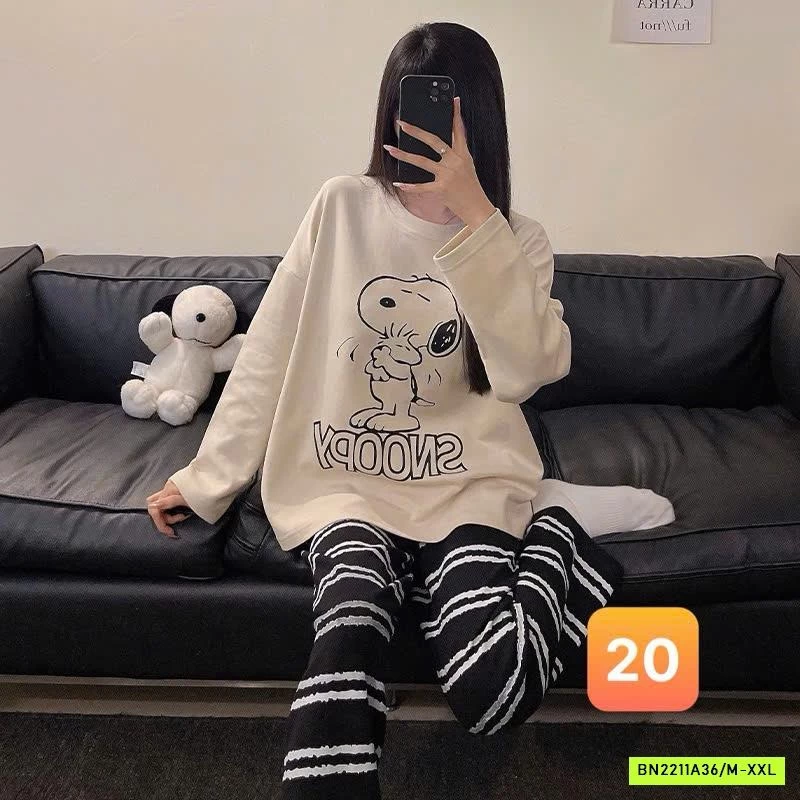 BỘ COTTON MẶC NHÀ DỄ THƯƠNG