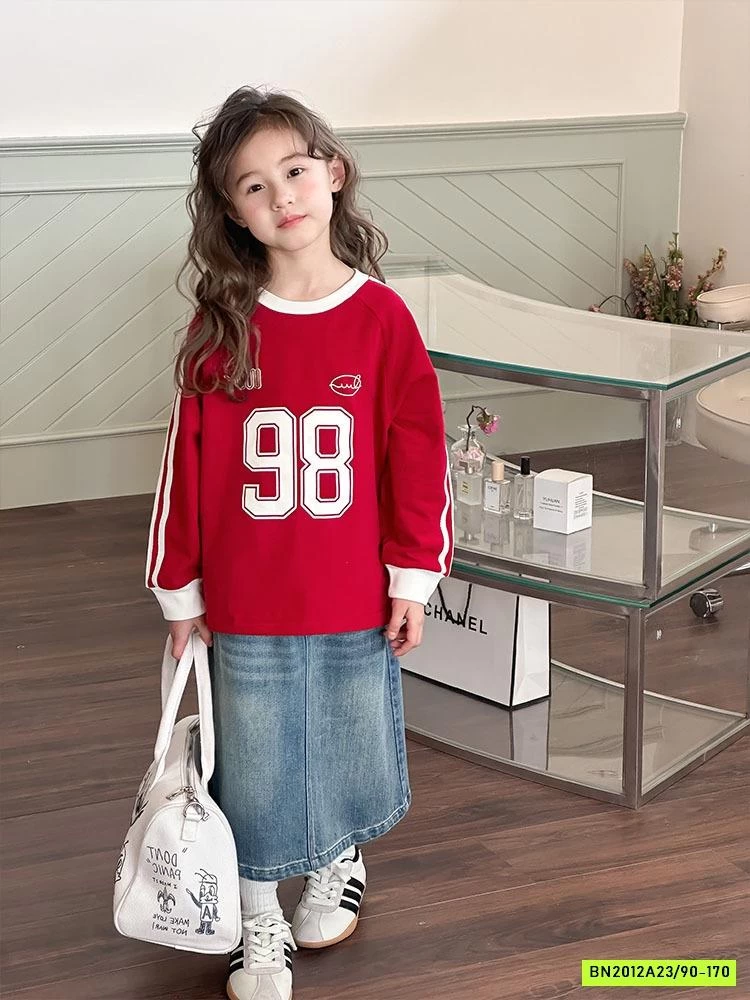 CHÂN VÁY JEANS XẺ SAU 25A042 AMBB