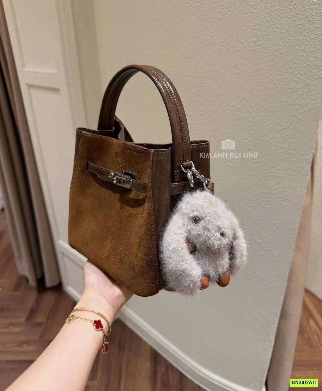 GIỎ XÁCH DA LỘN KÈM MÓC