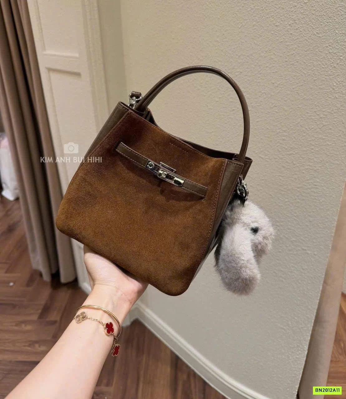 GIỎ XÁCH DA LỘN KÈM MÓC