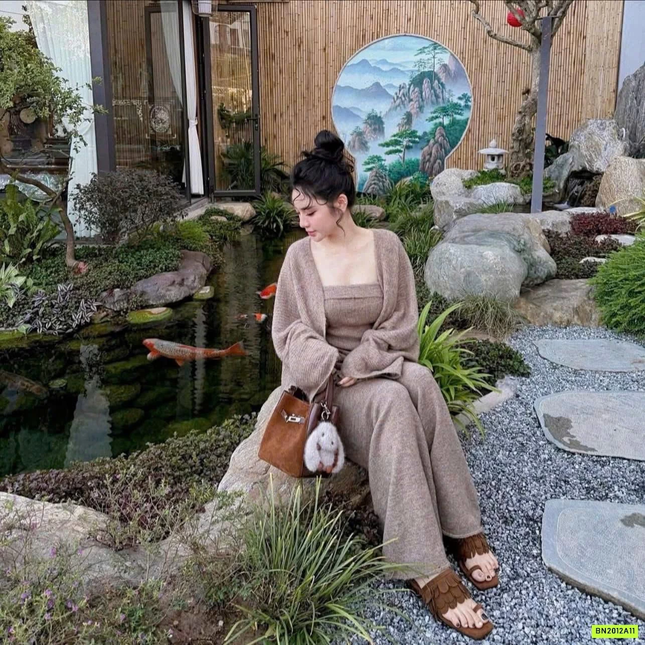 GIỎ XÁCH DA LỘN KÈM MÓC