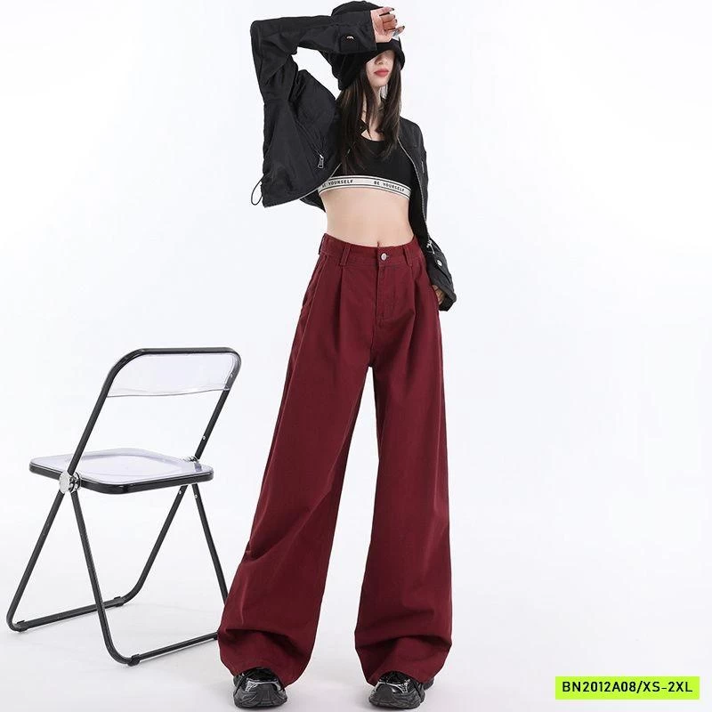 QUẦN ĐỎ ĐÔ ỐNG SUÔNG