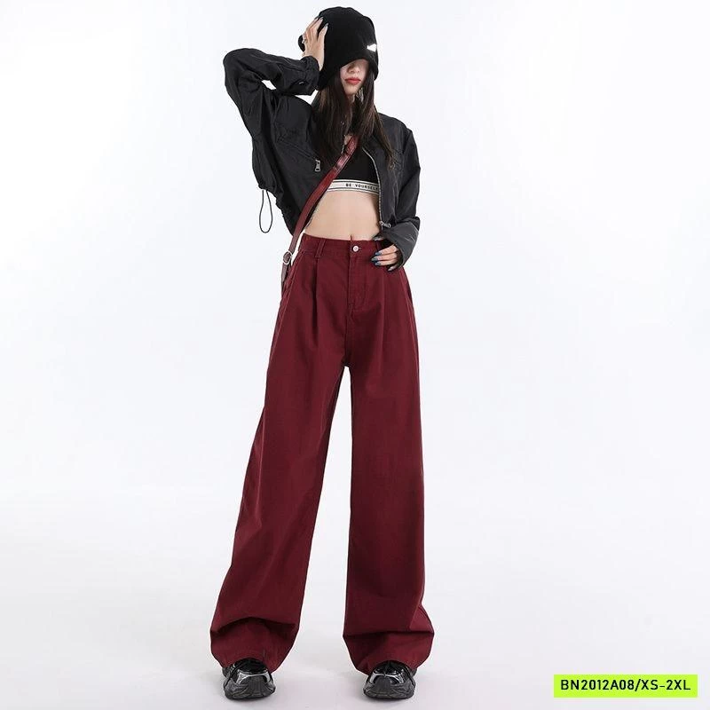 QUẦN ĐỎ ĐÔ ỐNG SUÔNG