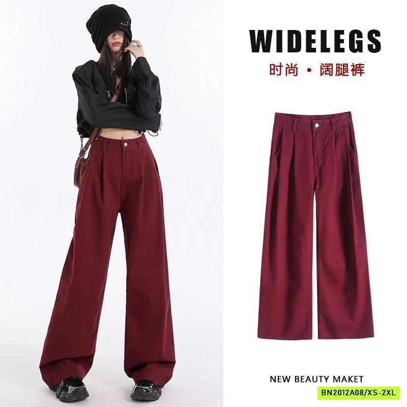 QUẦN ĐỎ ĐÔ ỐNG SUÔNG