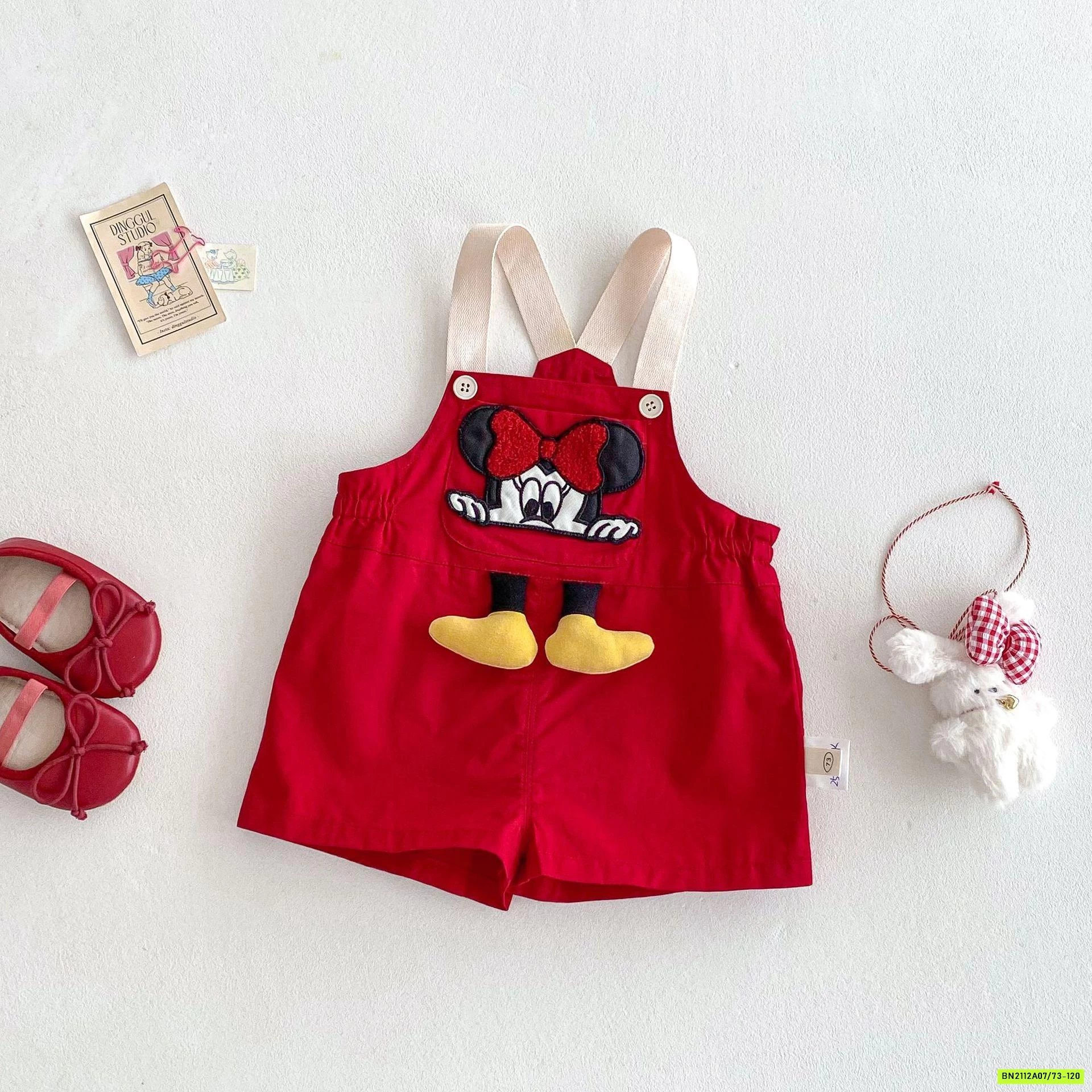 SÉT YẾM MICKEY ĐỎ KUTE