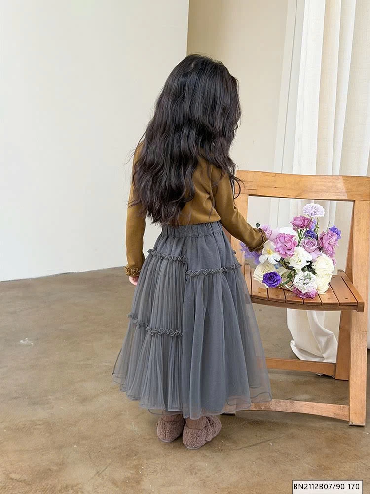 CHÂN VÁY ĐUÔI CÁ XÁM AMBB  25H010