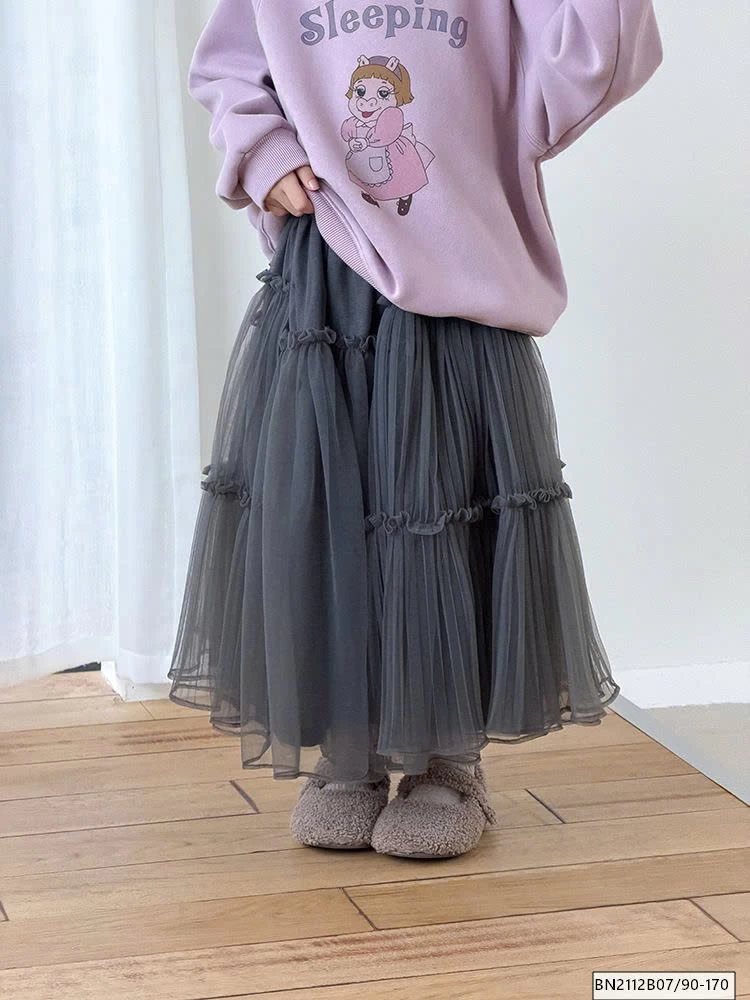 CHÂN VÁY ĐUÔI CÁ XÁM AMBB  25H010