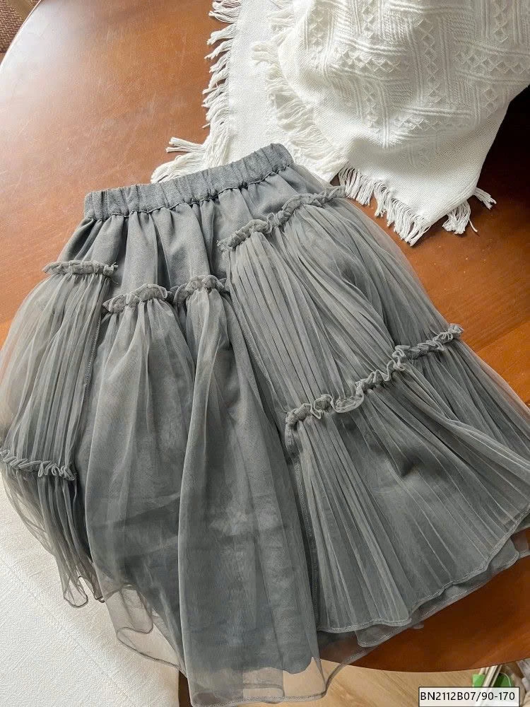 CHÂN VÁY ĐUÔI CÁ XÁM AMBB  25H010