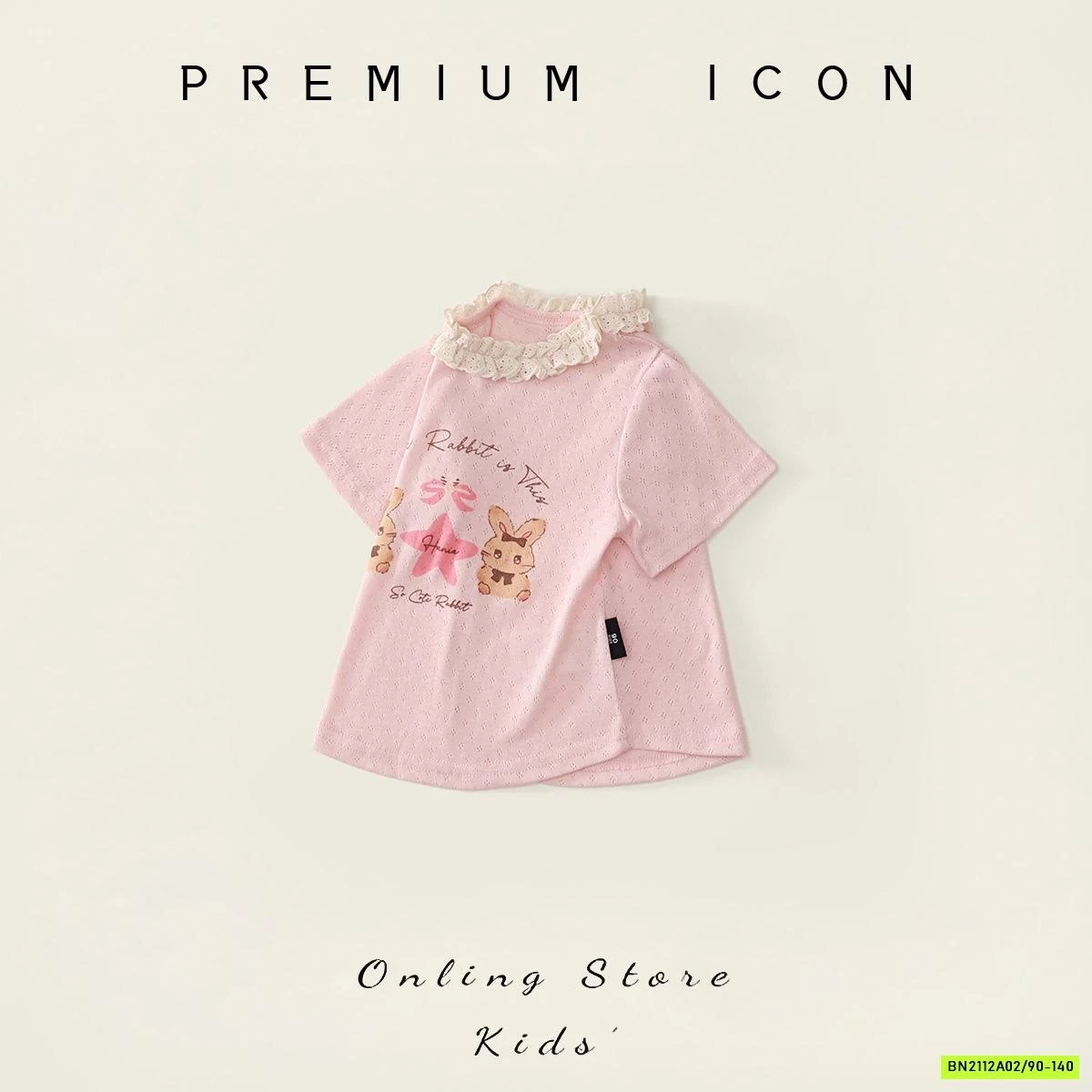 ÁO THUN THỎ VIỀN BÈO PREMIUM