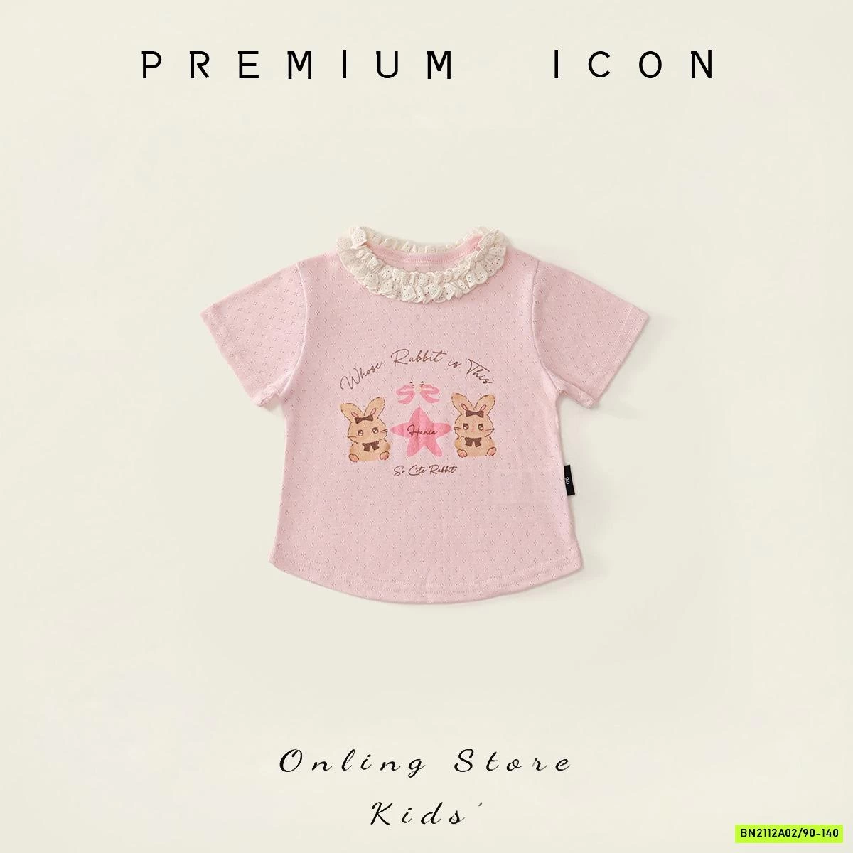 ÁO THUN THỎ VIỀN BÈO PREMIUM