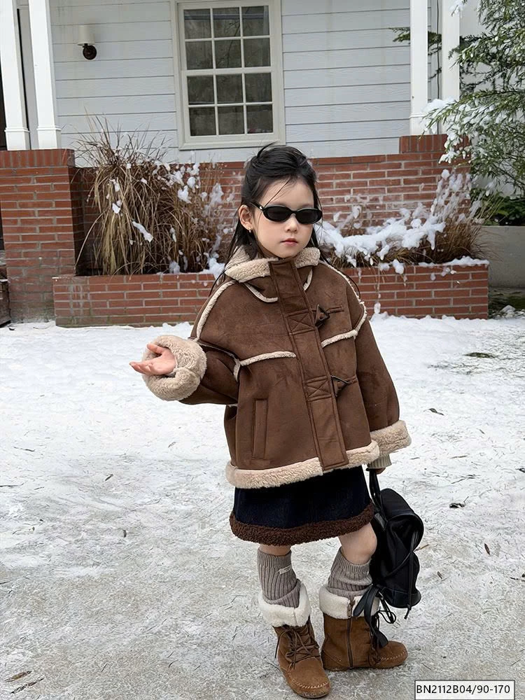 CHÂN VÁY DENIM LÓT LÔNG CỪU MÙA ĐÔNG AMBB  25K009