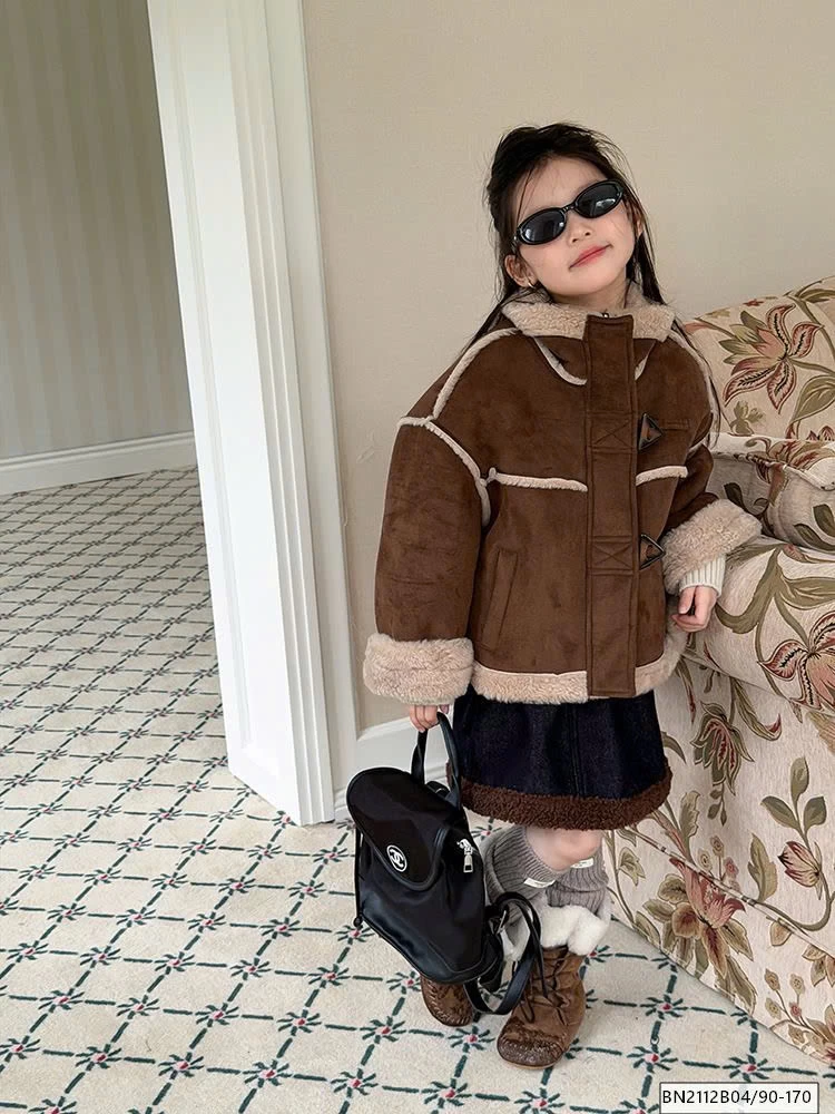 CHÂN VÁY DENIM LÓT LÔNG CỪU MÙA ĐÔNG AMBB  25K009