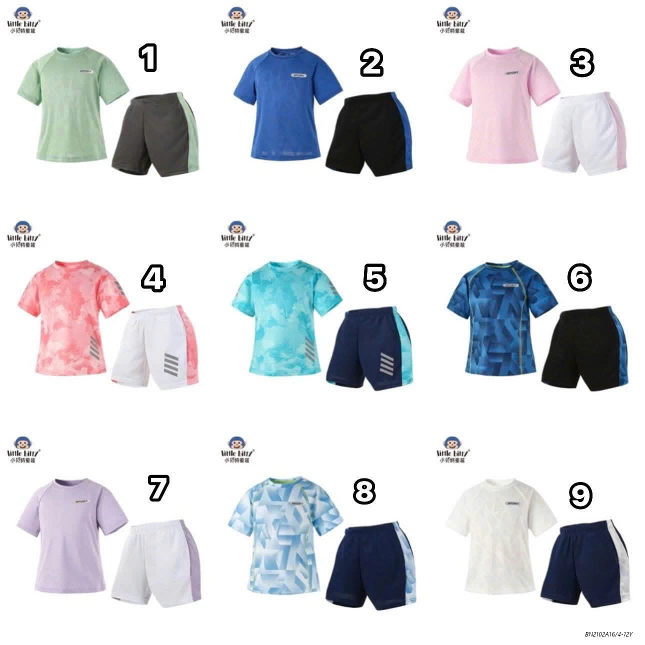 BỘ THỂ THAO THOÁNG KHÍ CHO BÉ